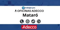 oficinas adecco Mataró horarios telefonos y direcciones